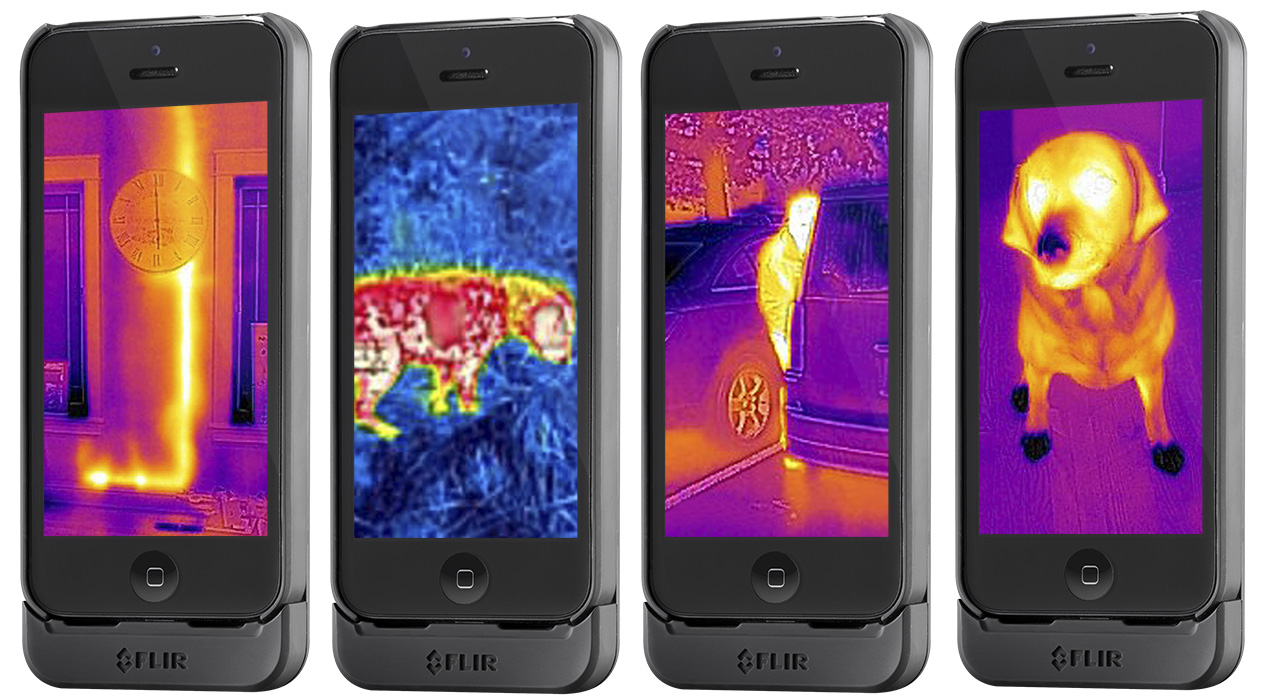 Тепловизор для смартфона FLIR ONE купить дешево. Цена, отзывы, технические  характеристики, описание, доставка, фото, инструкция