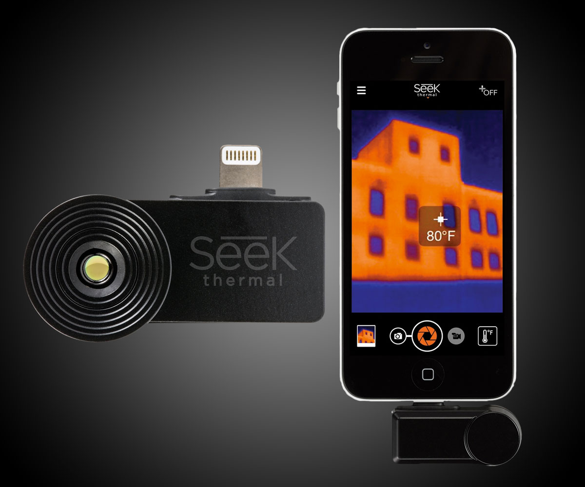 Тепловизор для смартфона Seek Thermal (iPhone) купить дешево. Цена, отзывы,  технические характеристики, описание, доставка, фото, инструкция